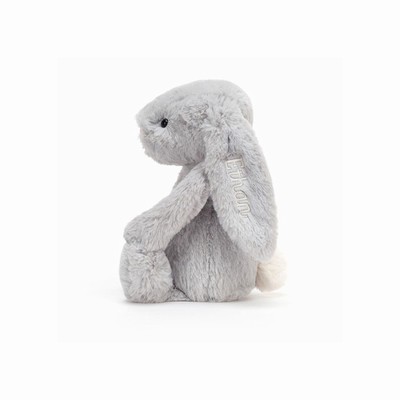 Jellycat Bashful Silver Konijn Medium | XF2697481